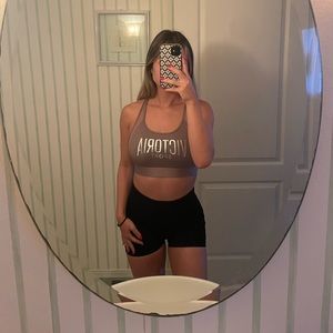 Victoria Secret Purple Open Back Sports Bra